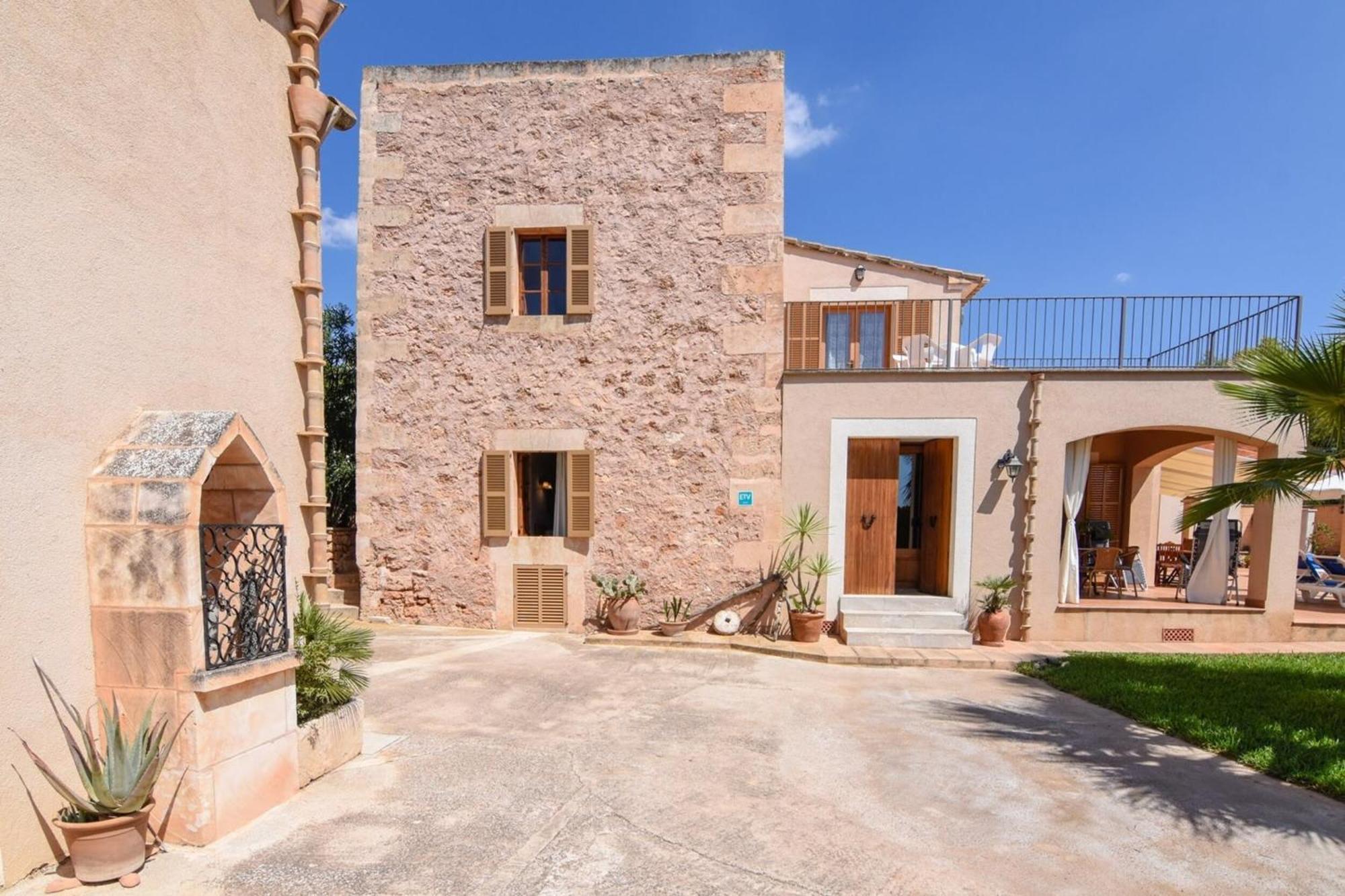Casa Rural, Finca Rustica Con Piscina Cas Padrins De Campos, Mallorca Buitenkant foto