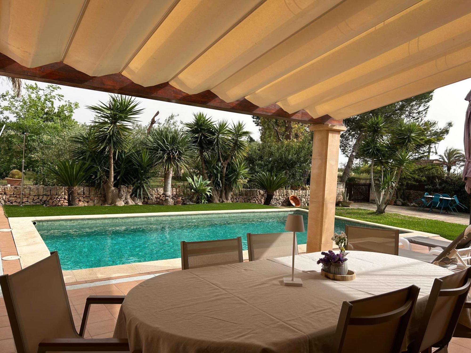 Casa Rural, Finca Rustica Con Piscina Cas Padrins De Campos, Mallorca Buitenkant foto
